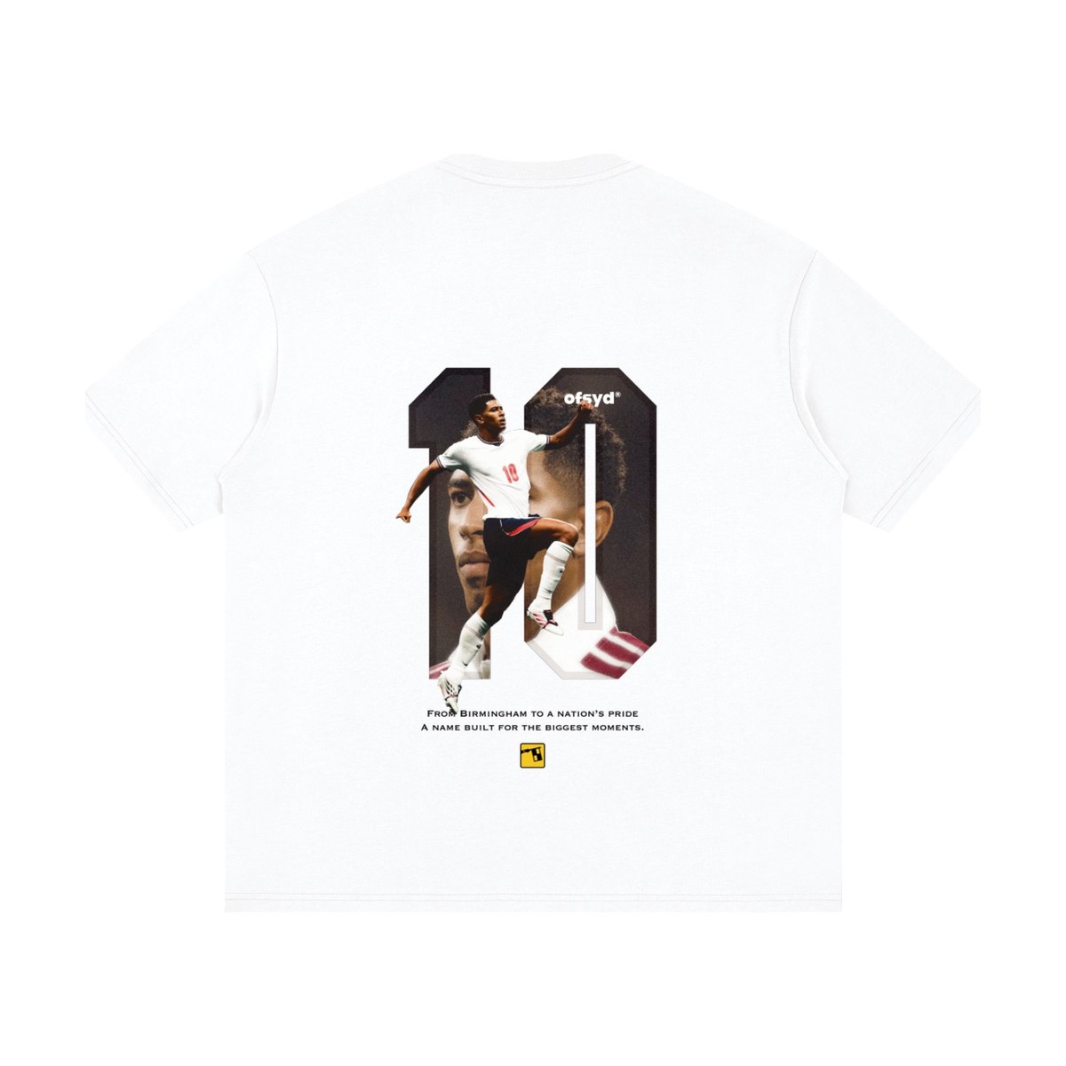 Birmingham Ten Graphic Tee — White