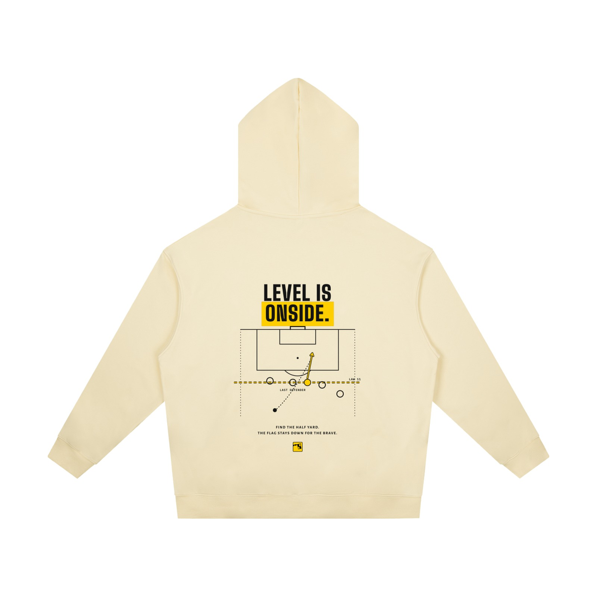 Level Is Onside Hoodie — Light Colors