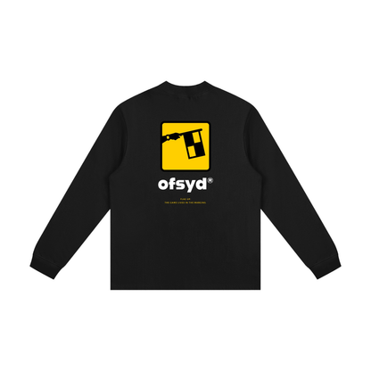 Flag Up Mock Neck Sweatshirt