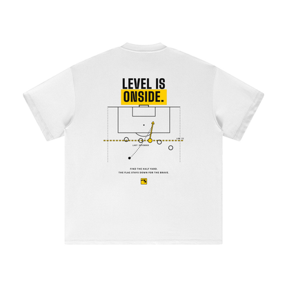 Level Is Onside Heavyweight Tee — Light Colors