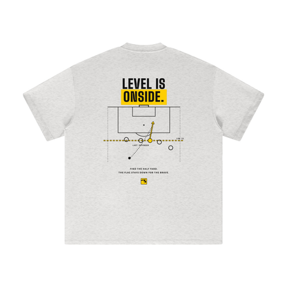 Level Is Onside Heavyweight Tee — Light Colors