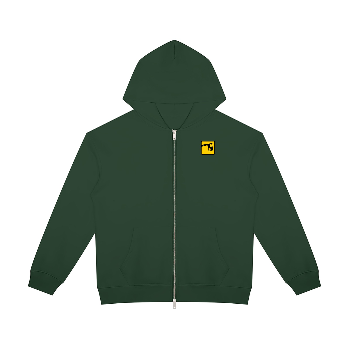 Flag Up Zip Hoodie