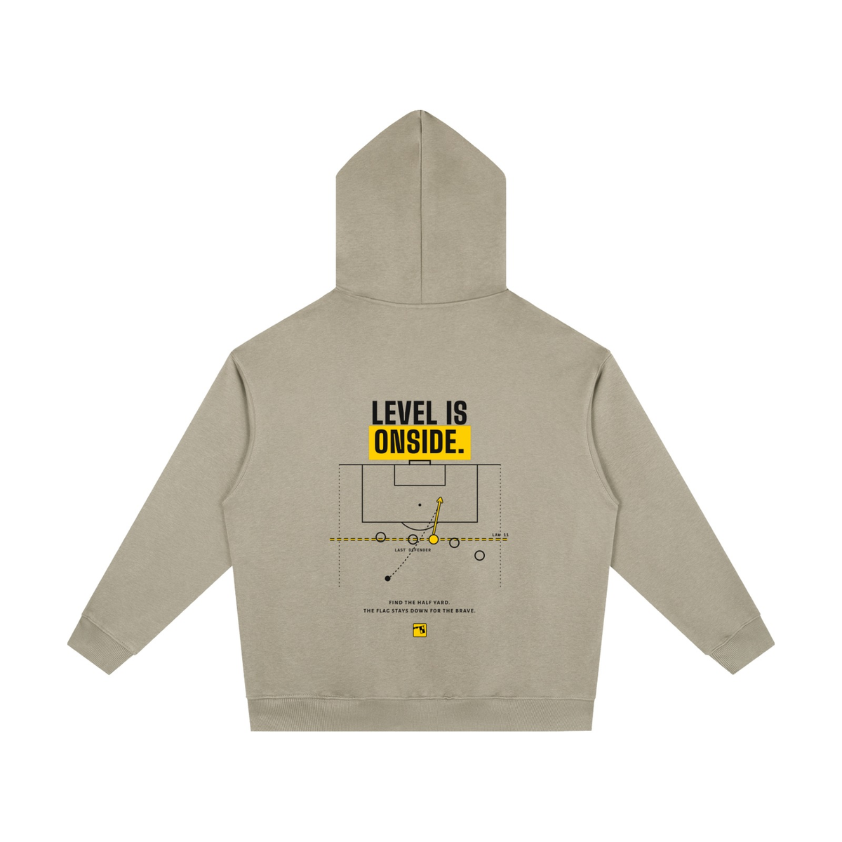 Level Is Onside Hoodie — Light Colors