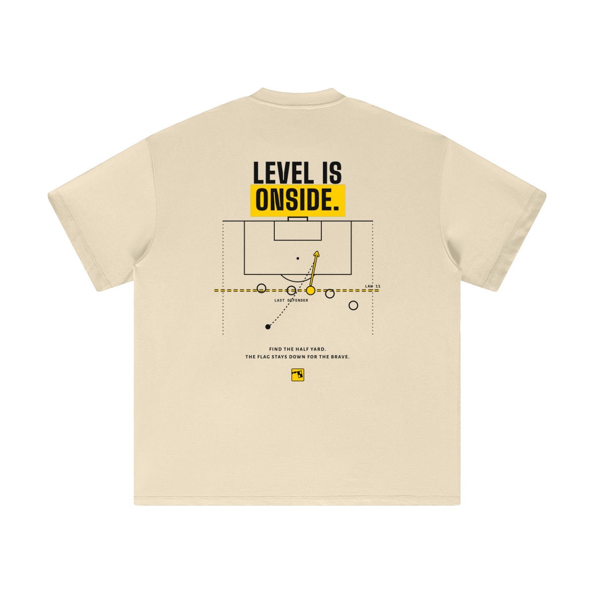 Level Is Onside Heavyweight Tee — Light Colors
