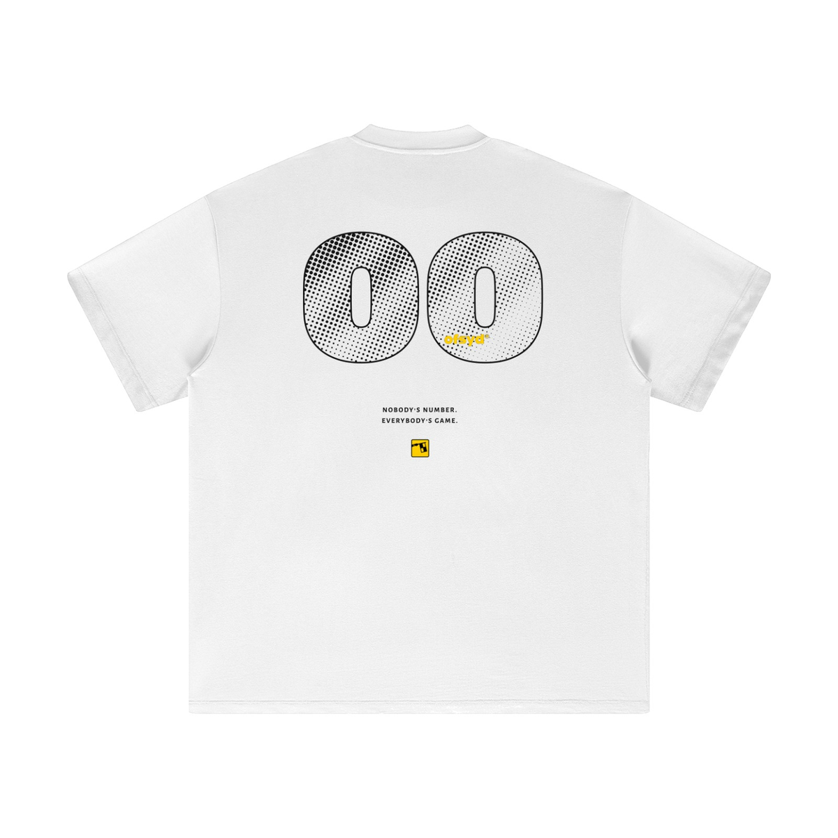 Nobody's Number Heavyweight Tee — Light Colors