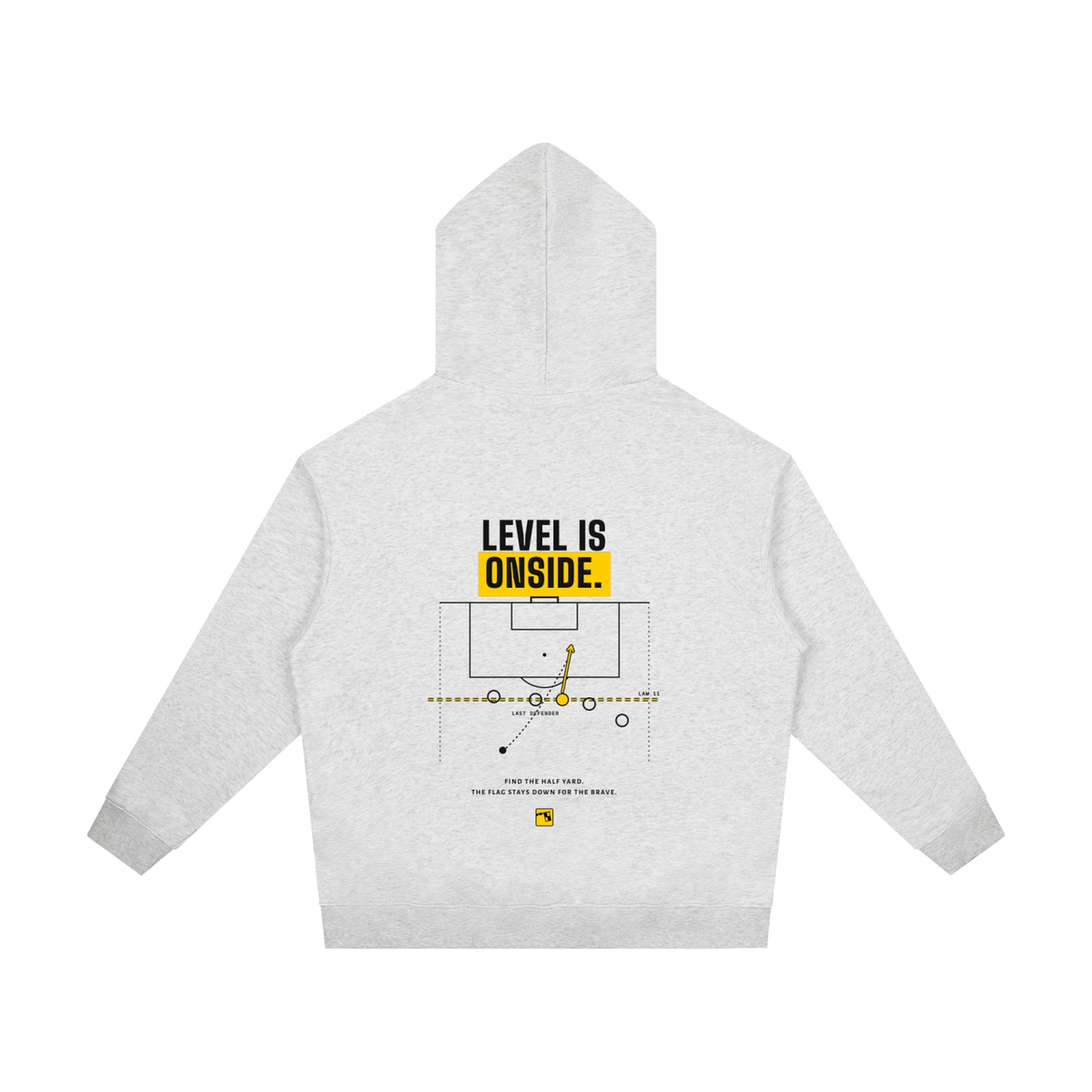 Level Is Onside Hoodie — Light Colors