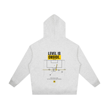 Level Is Onside Hoodie — Light Colors