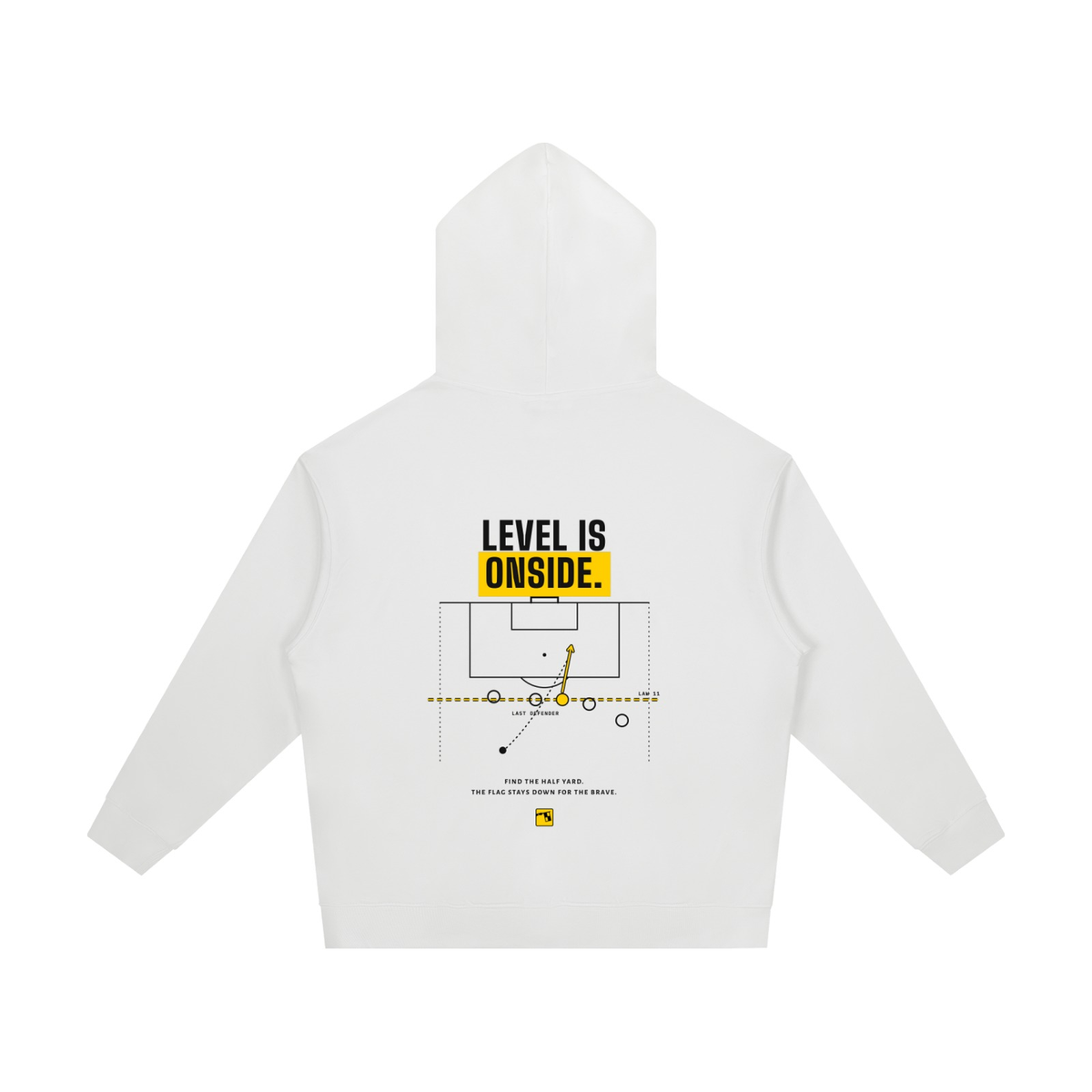 Level Is Onside Hoodie — Light Colors
