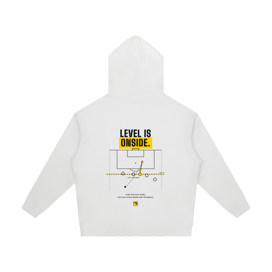 Level Is Onside Hoodie — Light Colors