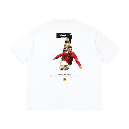 Legacy Seven Graphic Tee — White