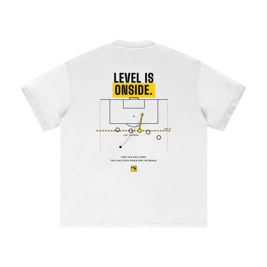 Level Is Onside Heavyweight Tee — Light Colors