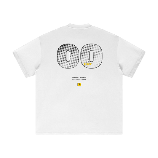 Nobody's Number Heavyweight Tee — Light Colors