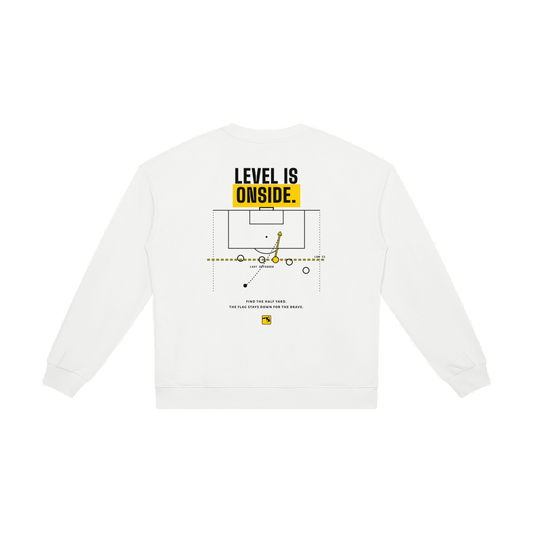 Level Is Onside Crewneck — Light Colors