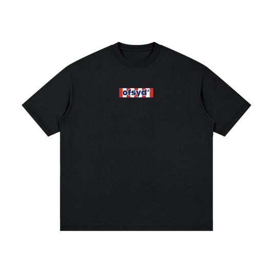 Red White Box Tee