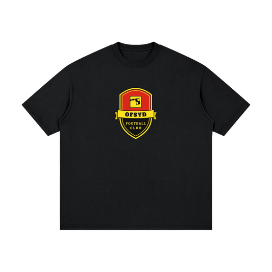 Red Black Gold Crest Tee