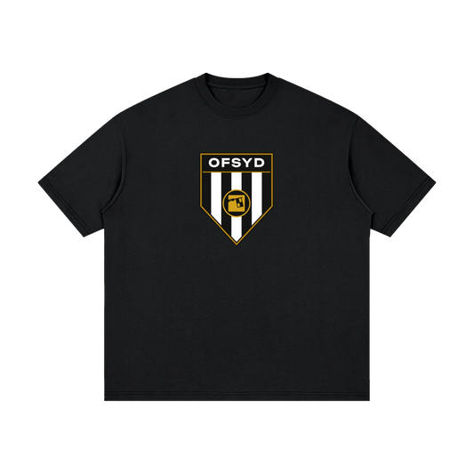 Black White Crest Tee